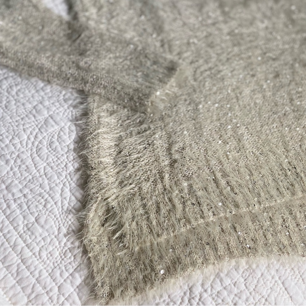 Boutique Fuzzy & Sequin Sweater - Picture 12 of 16